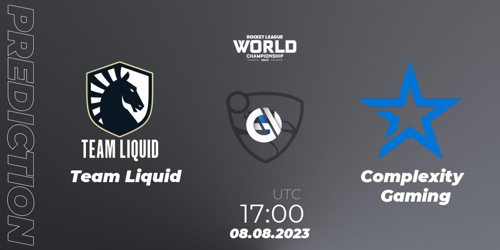 Team Liquid vs Complexity Gaming: Betting TIp, Match Prediction. 08.08.23. Rocket League, Rocket League Championship Series 2022-23 - World Championship Group Stage