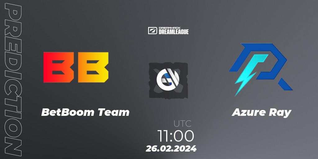 BetBoom Team vs Azure Ray: Betting TIp, Match Prediction. 26.02.24. Dota 2, DreamLeague Season 22