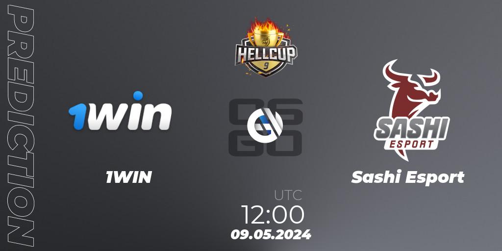 1WIN vs Sashi Esport: Betting TIp, Match Prediction. 09.05.2024 at 12:00. Counter-Strike (CS2), HellCup #9