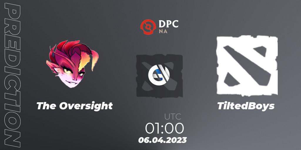 The Oversight vs TiltedBoys: Betting TIp, Match Prediction. 06.04.23. Dota 2, DPC 2023 Tour 2: NA Division II (Lower)