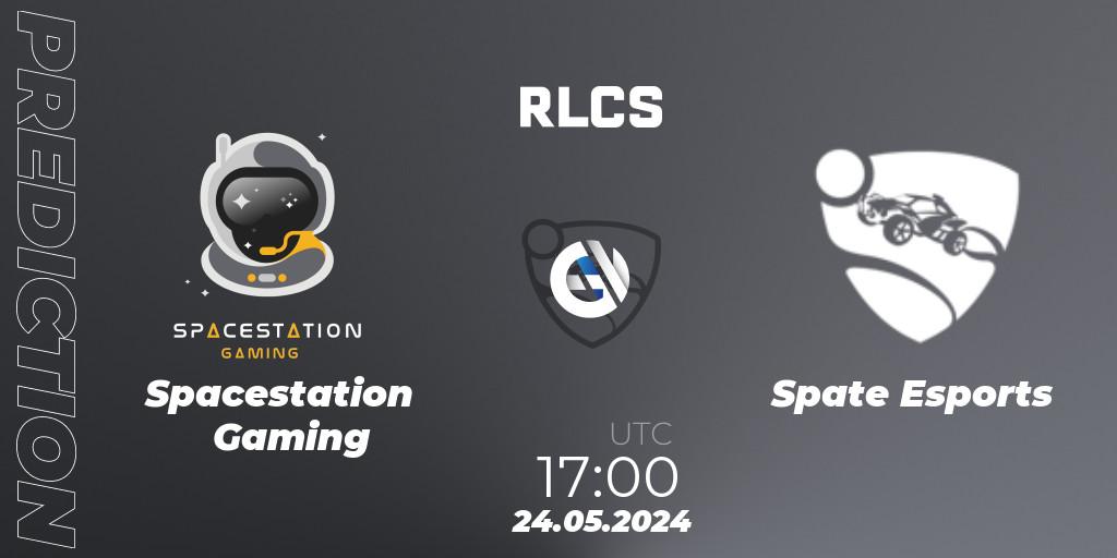 Spacestation Gaming vs Spate Esports: Betting TIp, Match Prediction. 24.05.2024 at 17:00. Rocket League, RLCS 2024 - Major 2: NA Open Qualifier 6