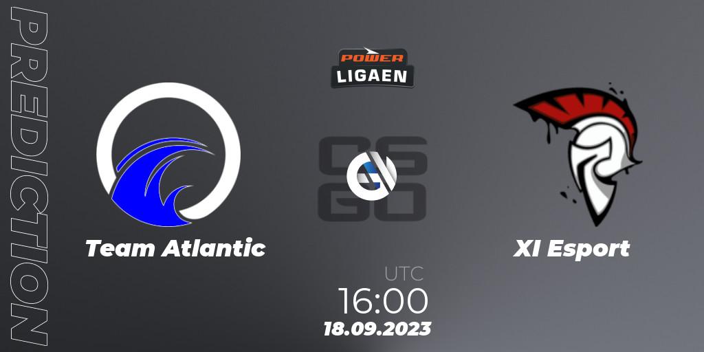 Team Atlantic vs XI Esport: Betting TIp, Match Prediction. 18.09.2023 at 16:00. Counter-Strike (CS2), POWER Ligaen Season 24 Finals