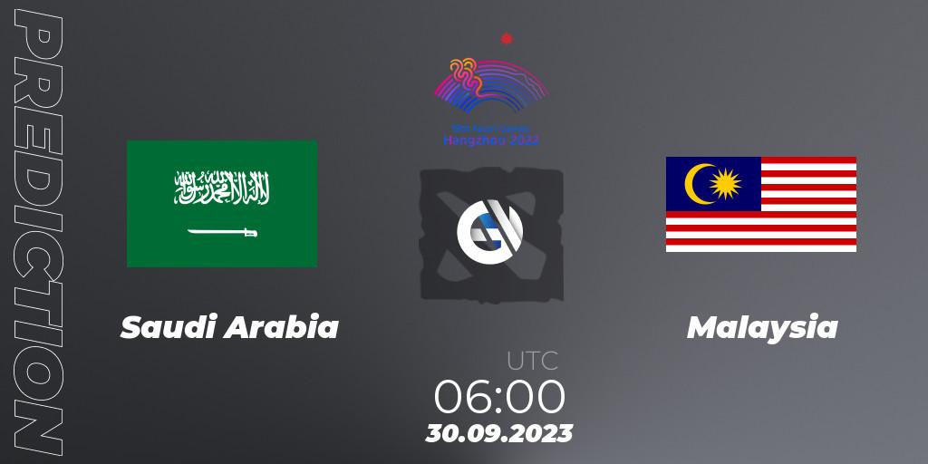 Saudi Arabia vs Malaysia: Betting TIp, Match Prediction. 30.09.23. Dota 2, 2022 Asian Games