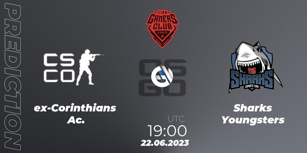 ex-Corinthians Ac. vs Sharks Youngsters: Betting TIp, Match Prediction. 22.06.23. CS2 (CS:GO), Gamers Club Liga Série A: June 2023