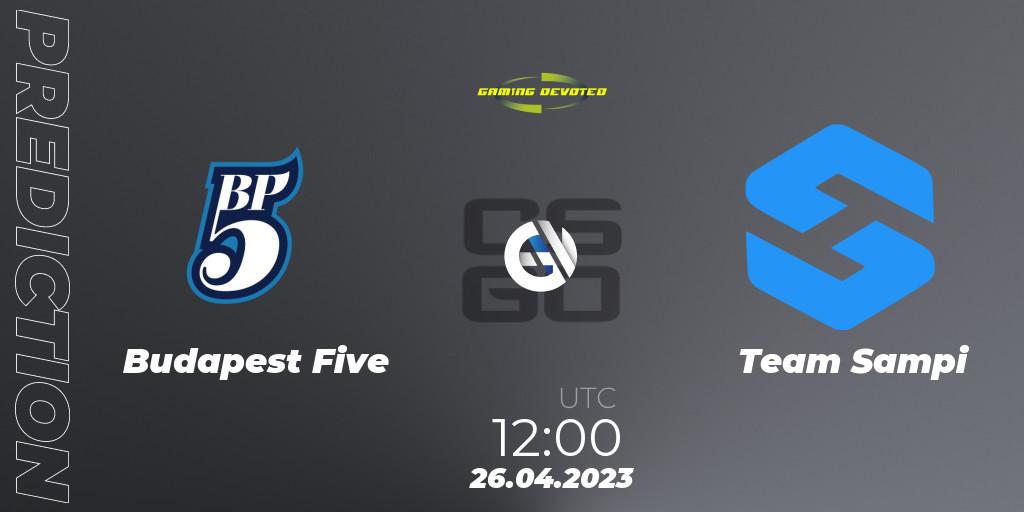 Budapest Five vs Team Sampi: Betting TIp, Match Prediction. 26.04.23. CS2 (CS:GO), Gaming Devoted Become The Best: Series #1