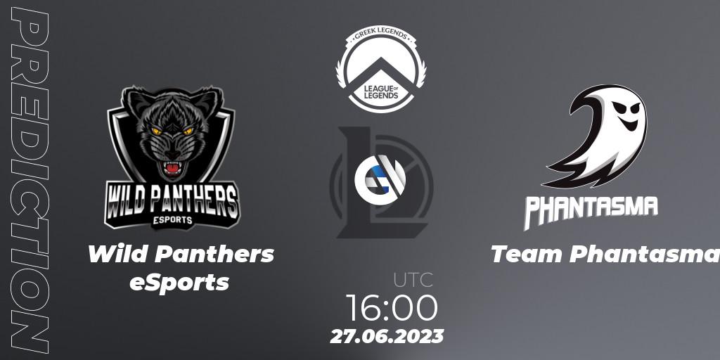 Wild Panthers eSports vs Team Phantasma: Betting TIp, Match Prediction. 27.06.2023 at 16:00. LoL, Greek Legends League Summer 2023