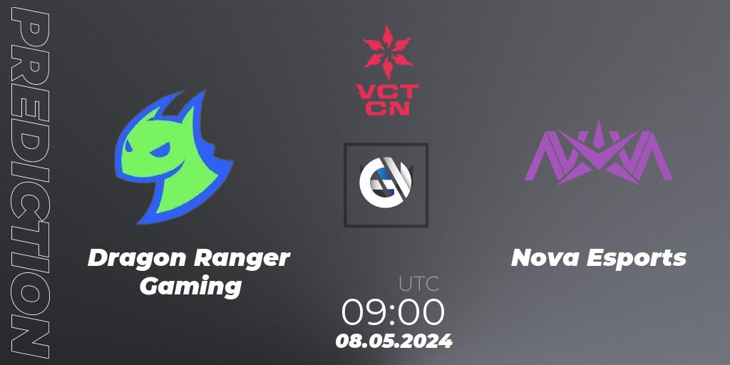 Dragon Ranger Gaming vs Nova Esports: Betting TIp, Match Prediction. 08.05.2024 at 11:30. VALORANT, VCT 2024: China Stage 1