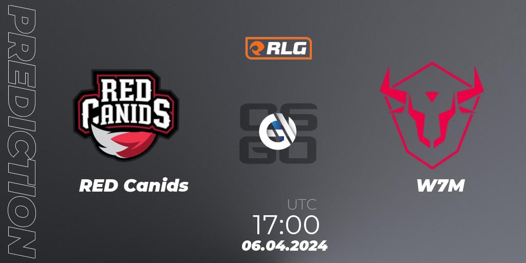 RED Canids vs W7M: Betting TIp, Match Prediction. 06.04.24. CS2 (CS:GO), RES Latin American Series #3