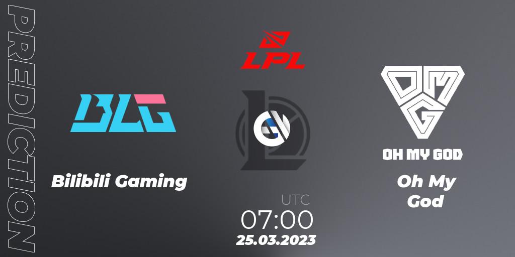 Bilibili Gaming vs Oh My God: Betting TIp, Match Prediction. 25.03.23. LoL, LPL Spring 2023 - Group Stage