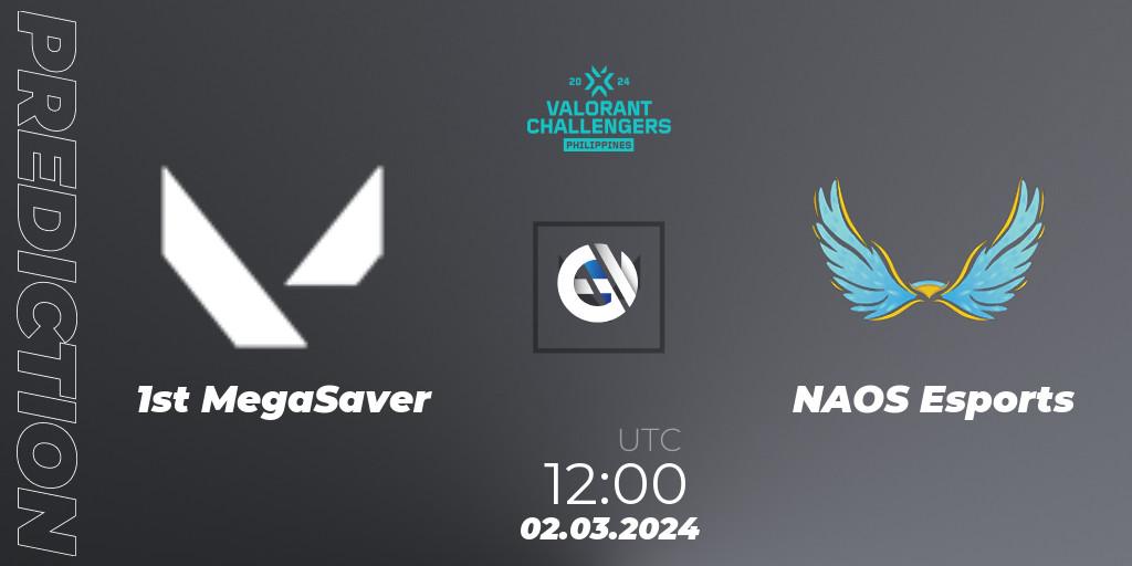 1st MegaSaver vs NAOS Esports: Betting TIp, Match Prediction. 02.03.24. VALORANT, VALORANT Challengers 2024 Philippines: Split 1