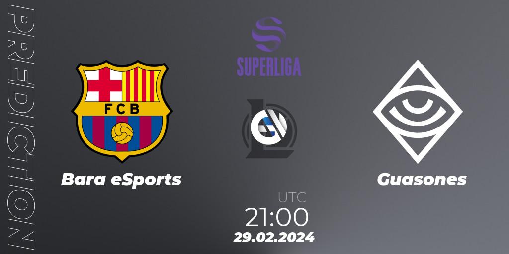 Barça eSports vs Guasones: Betting TIp, Match Prediction. 29.02.24. LoL, Superliga Spring 2024 - Group Stage