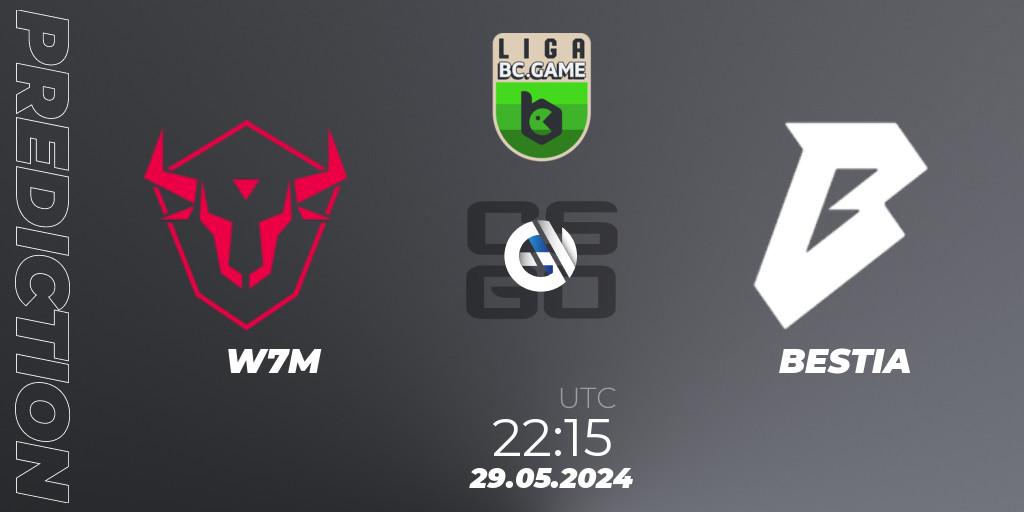 W7M vs BESTIA: Betting TIp, Match Prediction. 29.05.2024 at 22:15. Counter-Strike (CS2), Dust2 Brasil Liga Season 3