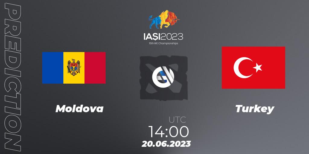 Moldova vs Turkey: Betting TIp, Match Prediction. 20.06.2023 at 14:18. Dota 2, IESF Europe B Qualifier 2023