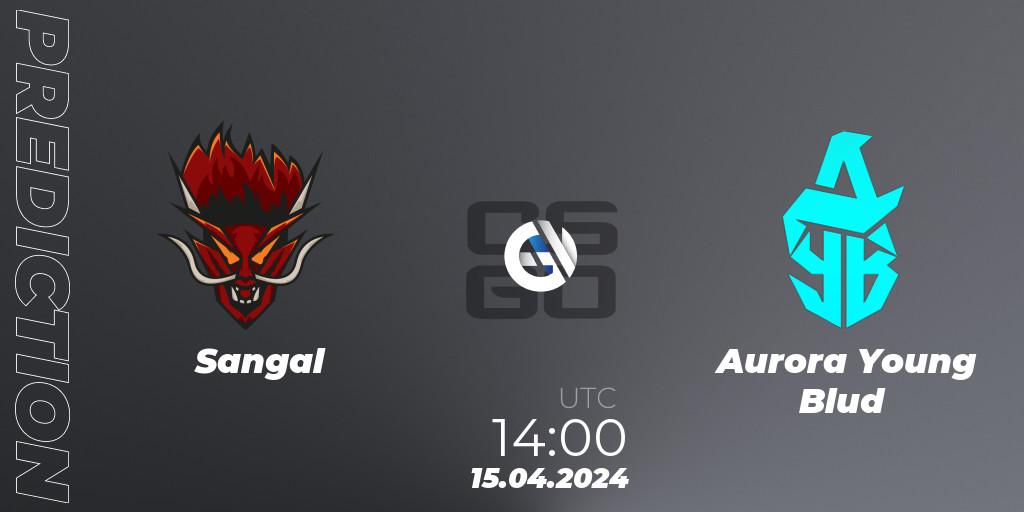 Sangal vs Aurora Young Blud: Betting TIp, Match Prediction. 15.04.24. CS2 (CS:GO), CCT Season 2 Europe Series 1 Closed Qualifier