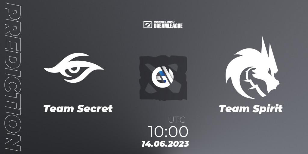 Team Secret vs Team Spirit: Betting TIp, Match Prediction. 14.06.23. Dota 2, DreamLeague Season 20 - Group Stage 1