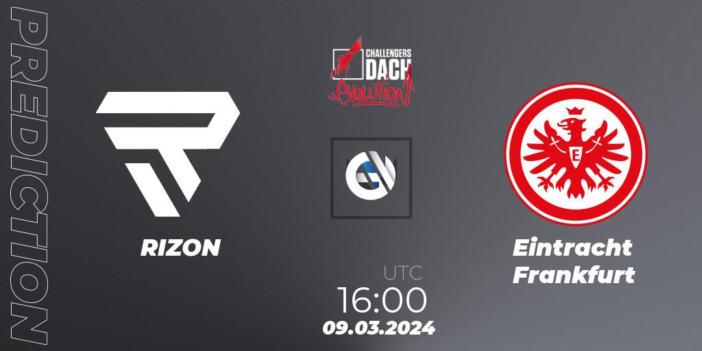 RIZON vs Eintracht Frankfurt: Betting TIp, Match Prediction. 09.03.24. VALORANT, VALORANT Challengers 2024 DACH: Evolution Split 1