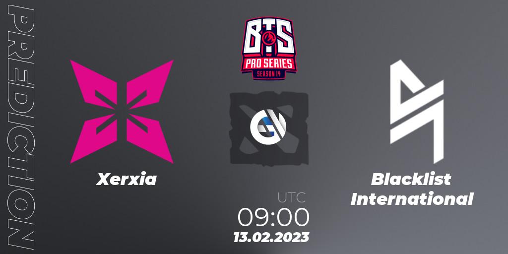 Xerxia vs Blacklist International: Betting TIp, Match Prediction. 12.02.23. Dota 2, BTS Pro Series Season 14: Southeast Asia