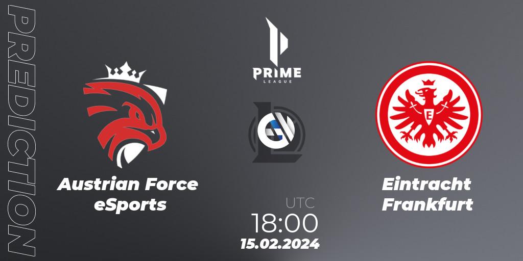 Austrian Force eSports vs Eintracht Frankfurt: Betting TIp, Match Prediction. 15.02.24. LoL, Prime League Spring 2024 - Group Stage