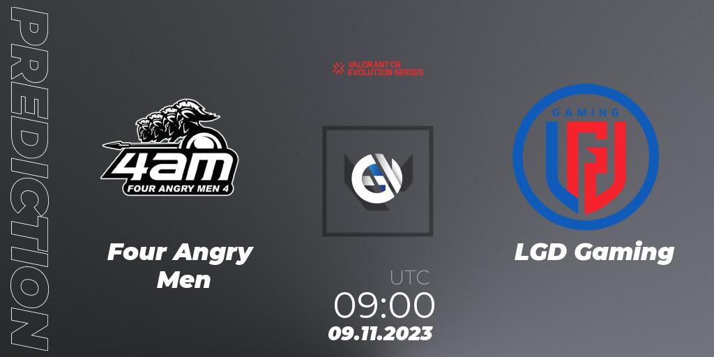 Four Angry Men vs LGD Gaming: Betting TIp, Match Prediction. 09.11.23. VALORANT, VALORANT China Evolution Series Act 3: Heritability - Play-In