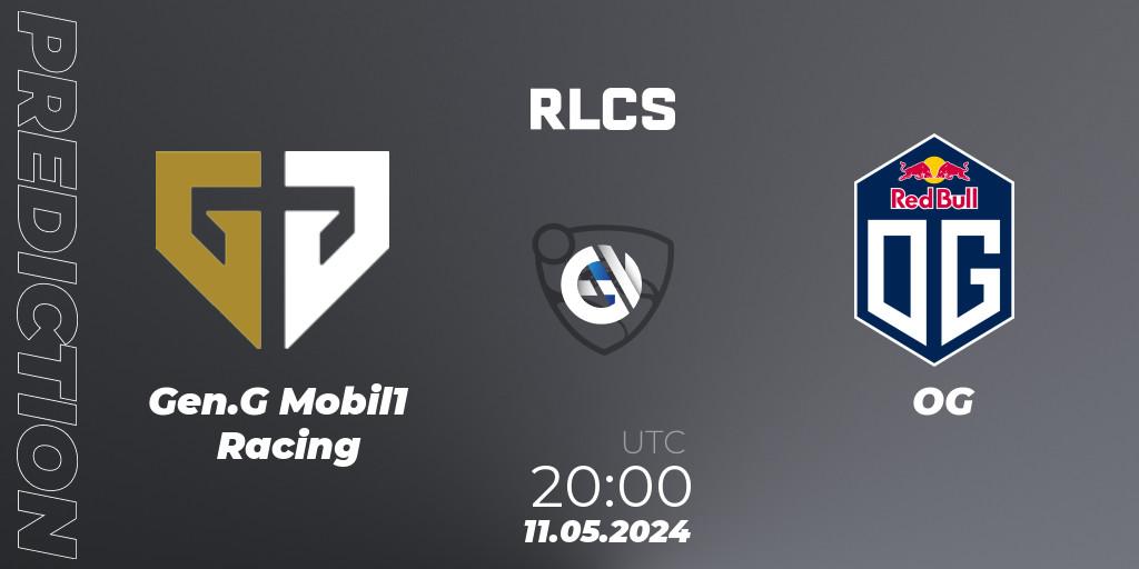 Gen.G Mobil1 Racing vs OG: Betting TIp, Match Prediction. 11.05.2024 at 20:00. Rocket League, RLCS 2024 - Major 2: NA Open Qualifier 5