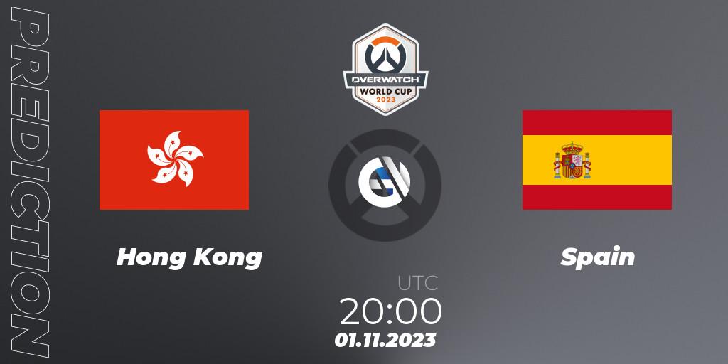 Hong Kong vs Spain: Betting TIp, Match Prediction. 01.11.23. Overwatch, Overwatch World Cup 2023