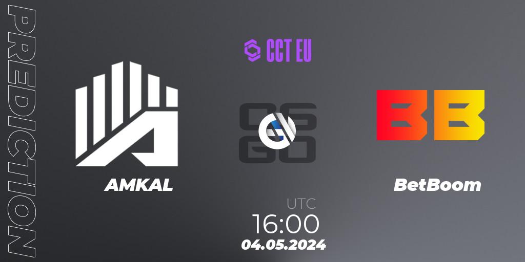 AMKAL vs BetBoom: Betting TIp, Match Prediction. 04.05.2024 at 16:00. Counter-Strike (CS2), CCT Season 2 Europe Series 1