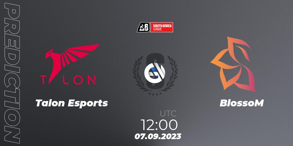 Talon Esports vs BlossoM: Betting TIp, Match Prediction. 07.09.2023 at 12:00. Rainbow Six, South Korea League 2023 - Stage 2
