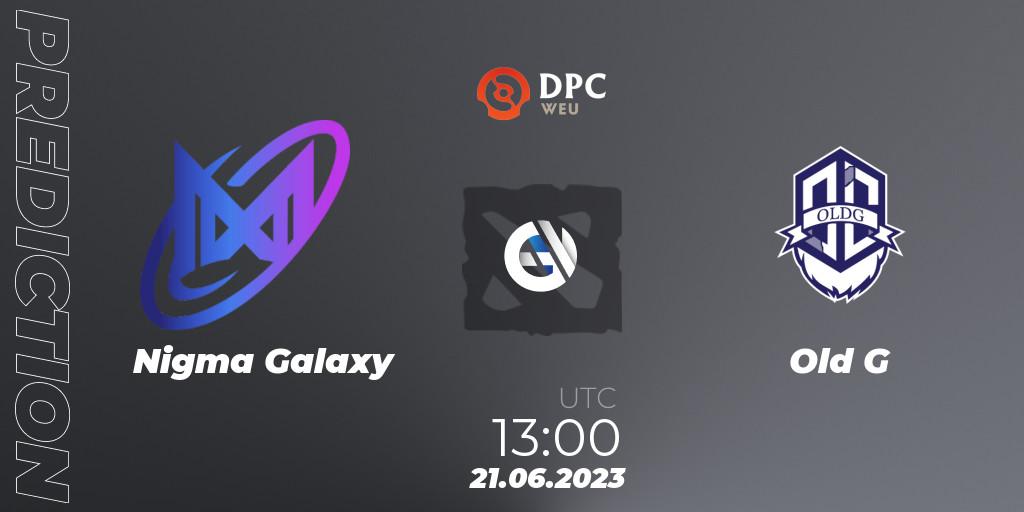 Nigma Galaxy vs Old G: Betting TIp, Match Prediction. 21.06.2023 at 13:03. Dota 2, DPC 2023 Tour 3: WEU Division II (Lower)