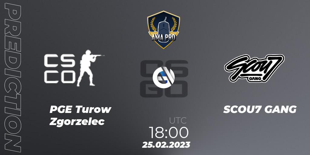 PGE Turow Zgorzelec vs SCOU7 GANG: Betting TIp, Match Prediction. 25.02.2023 at 18:00. Counter-Strike (CS2), Polish Pro League AMA PRO #4
