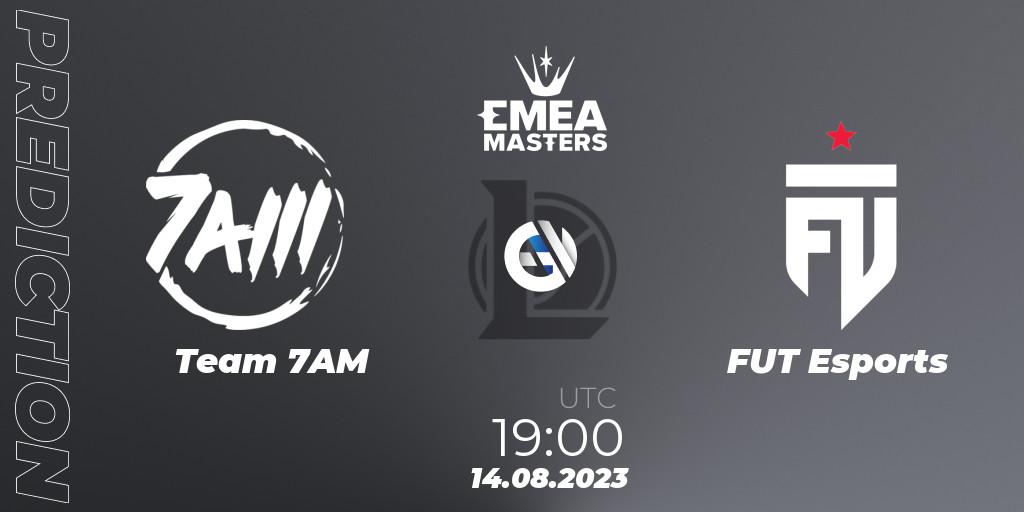 Team 7AM vs FUT Esports: Betting TIp, Match Prediction. 14.08.23. LoL, EMEA Masters Summer 2023