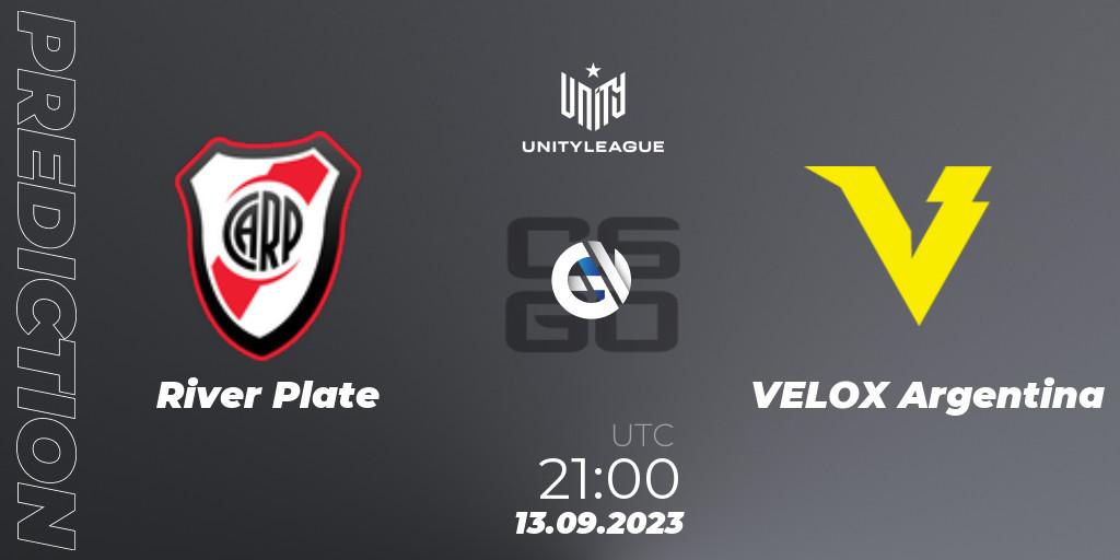 River Plate vs VELOX Argentina: Betting TIp, Match Prediction. 13.09.23. CS2 (CS:GO), LVP Unity League Argentina 2023