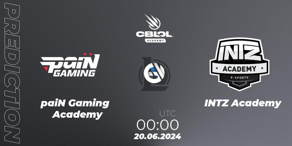 paiN Gaming Academy vs INTZ Academy: Betting TIp, Match Prediction. 20.06.2024 at 00:00. LoL, CBLOL Academy 2024