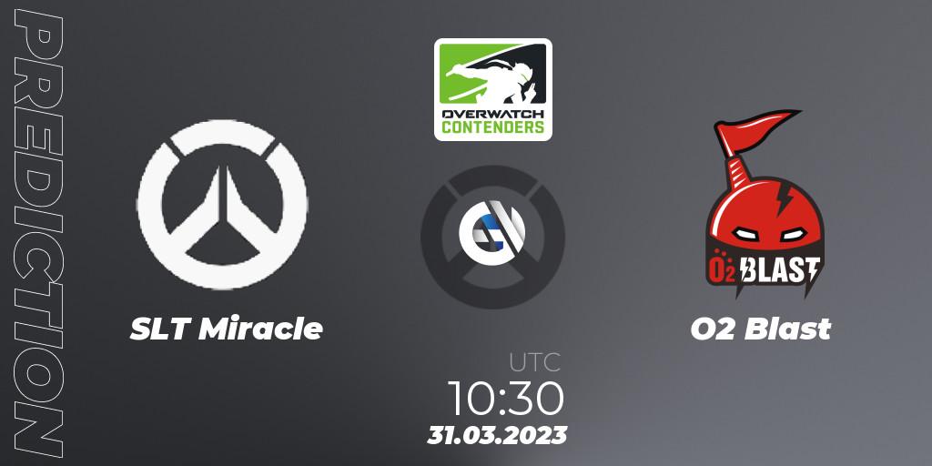 SLT Miracle vs O2 Blast: Betting TIp, Match Prediction. 31.03.2023 at 11:00. Overwatch, Overwatch Contenders 2023 Spring Series: Korea
