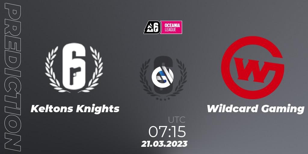 Keltons Knights vs Wildcard Gaming: Betting TIp, Match Prediction. 21.03.23. Rainbow Six, Oceania League 2023 - Stage 1