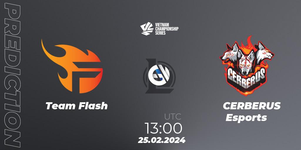 Team Flash vs CERBERUS Esports: Betting TIp, Match Prediction. 25.02.24. LoL, VCS Dawn 2024 - Group Stage