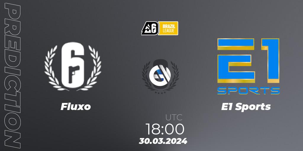 Fluxo vs E1 Sports: Betting TIp, Match Prediction. 30.03.24. Rainbow Six, Brazil League 2024 - Stage 1