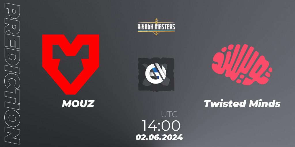 MOUZ vs Twisted Minds: Betting TIp, Match Prediction. 02.06.2024 at 14:00. Dota 2, Riyadh Masters 2024: Western Europe Closed Qualifier