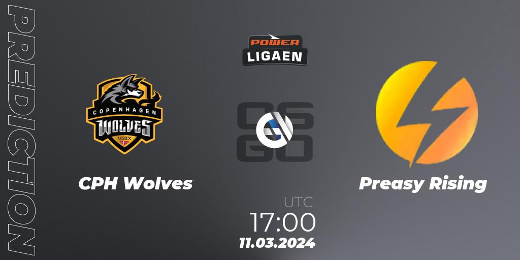 CPH Wolves vs Preasy Rising: Betting TIp, Match Prediction. 11.03.24. CS2 (CS:GO), Dust2.dk Ligaen Season 25