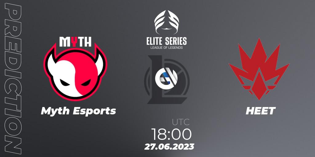 Myth Esports vs HEET: Betting TIp, Match Prediction. 27.06.23. LoL, Elite Series Summer 2023