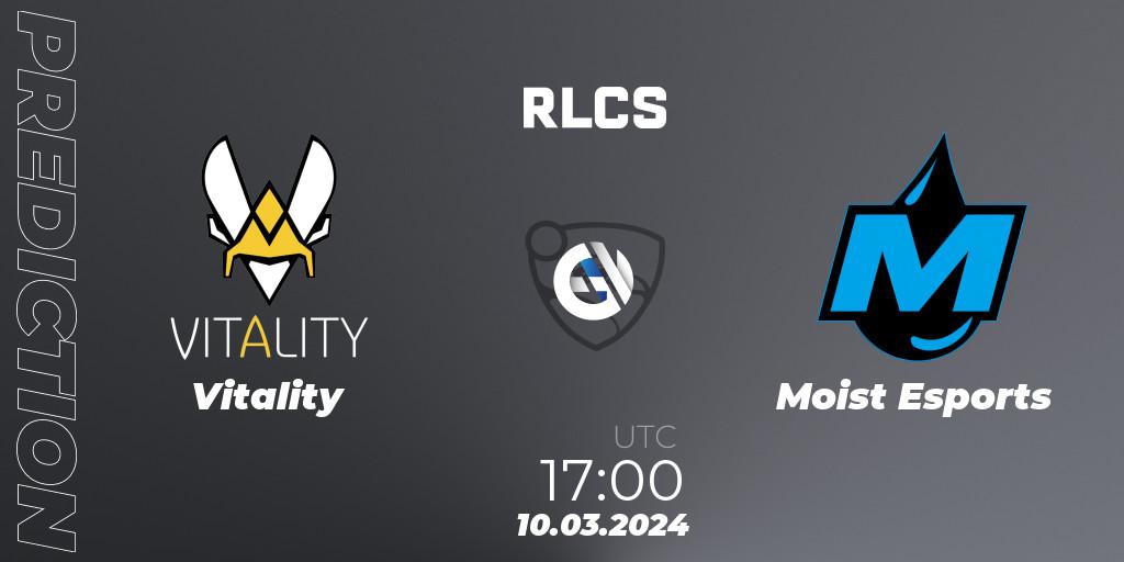Vitality vs Moist Esports: Betting TIp, Match Prediction. 10.03.2024 at 17:00. Rocket League, RLCS 2024 - Major 1: Europe Open Qualifier 3