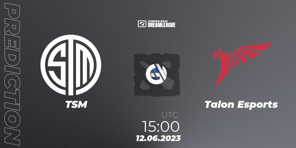 TSM vs Talon Esports: Betting TIp, Match Prediction. 12.06.23. Dota 2, DreamLeague Season 20 - Group Stage 1