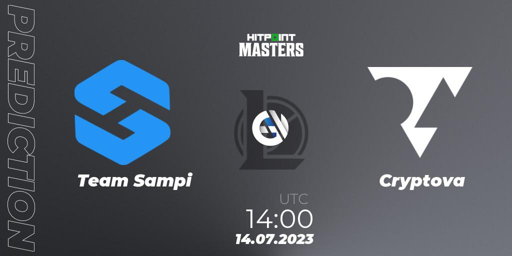 Team Sampi vs Cryptova: Betting TIp, Match Prediction. 14.07.23. LoL, Hitpoint Masters Summer 2023 - Group Stage
