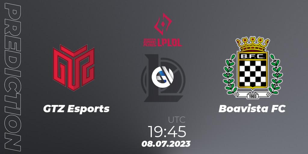 GTZ Esports vs Boavista FC: Betting TIp, Match Prediction. 16.06.2023 at 19:15. LoL, LPLOL Split 2 2023 - Group Stage