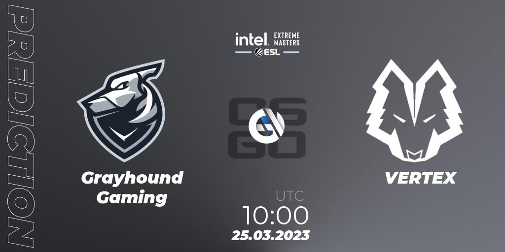 Grayhound Gaming vs VERTEX: Betting TIp, Match Prediction. 25.03.23. CS2 (CS:GO), IEM Dallas 2023 Oceania Closed Qualifier