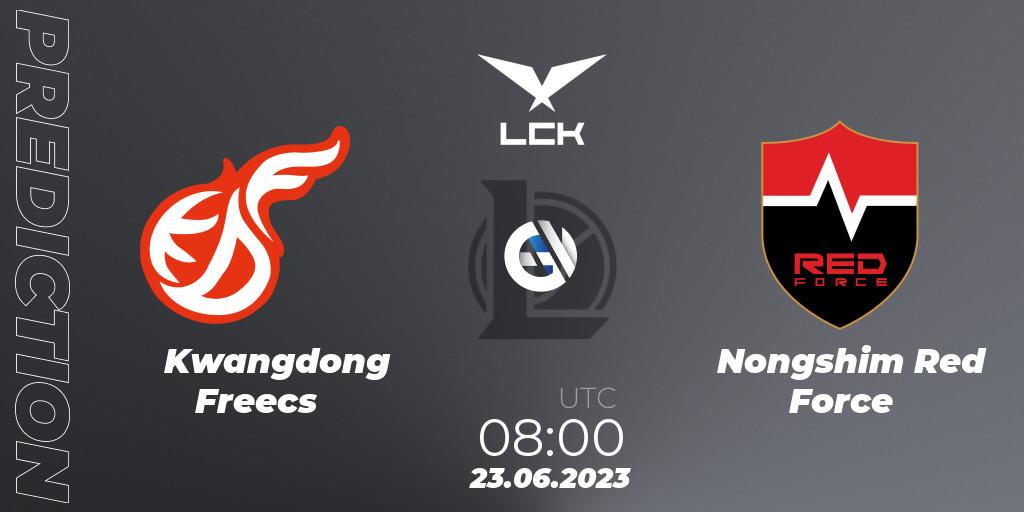 Kwangdong Freecs vs Nongshim Red Force: Betting TIp, Match Prediction. 23.06.23. LoL, LCK Summer 2023 Regular Season
