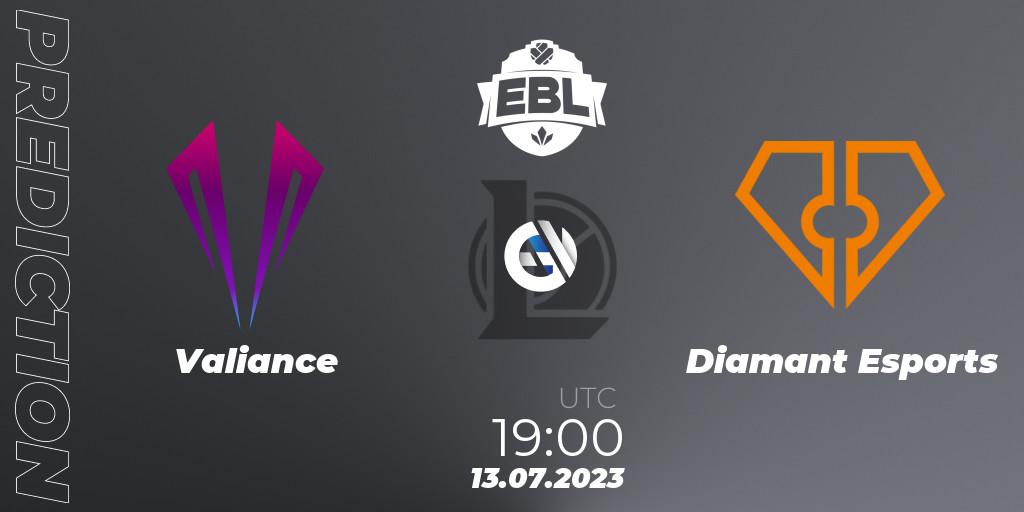 Valiance vs Diamant Esports: Betting TIp, Match Prediction. 08.06.23. LoL, Esports Balkan League Season 13