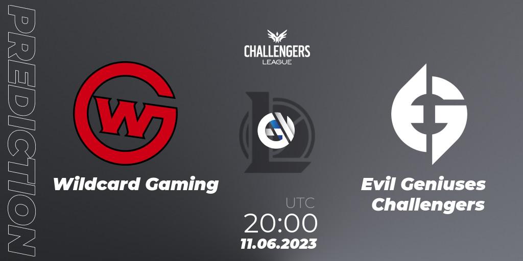 Wildcard Gaming vs Evil Geniuses Challengers: Betting TIp, Match Prediction. 11.06.2023 at 20:00. LoL, North American Challengers League 2023 Summer - Group Stage