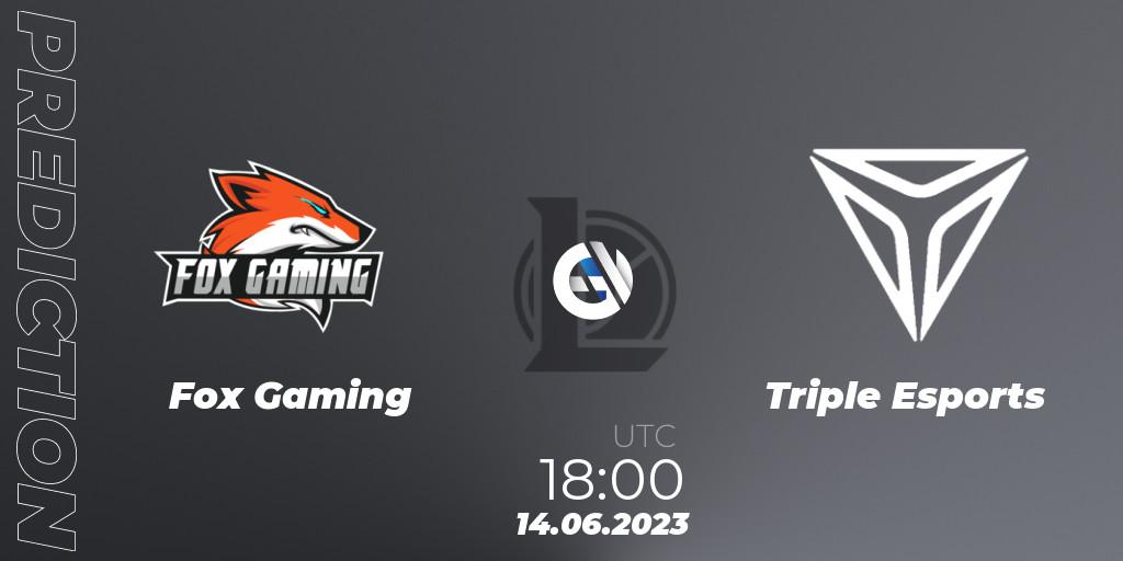 Fox Gaming vs Triple Esports: Betting TIp, Match Prediction. 14.06.23. LoL, Arabian League Summer 2023 - Group Stage