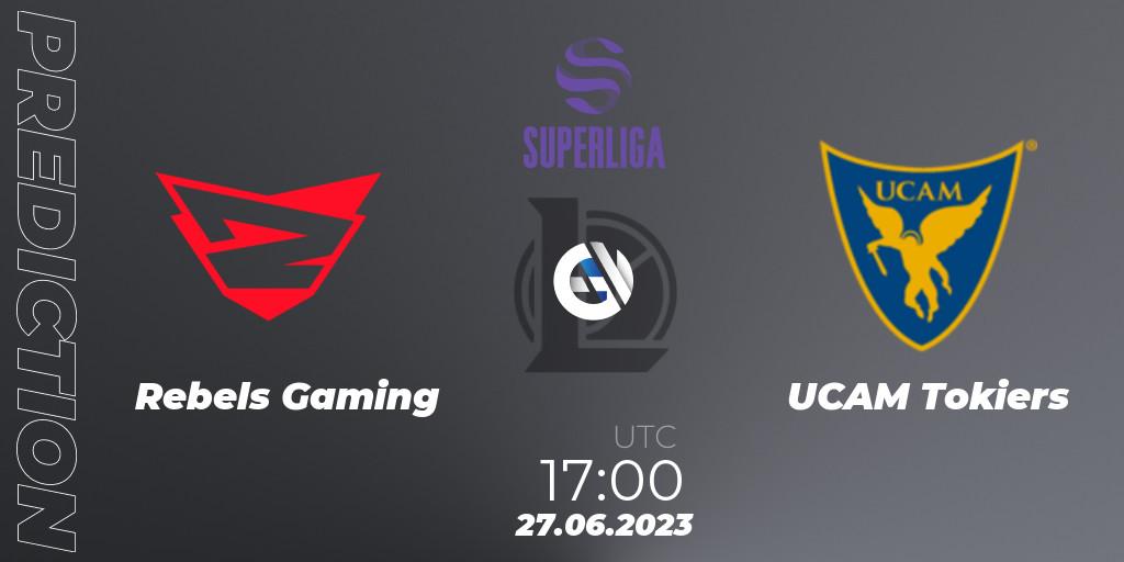 Rebels Gaming vs UCAM Esports Club: Betting TIp, Match Prediction. 27.06.2023 at 16:00. LoL, Superliga Summer 2023 - Group Stage