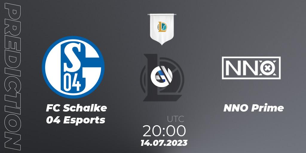 FC Schalke 04 Esports vs NNO Prime: Betting TIp, Match Prediction. 14.07.23. LoL, Prime League Summer 2023 - Group Stage